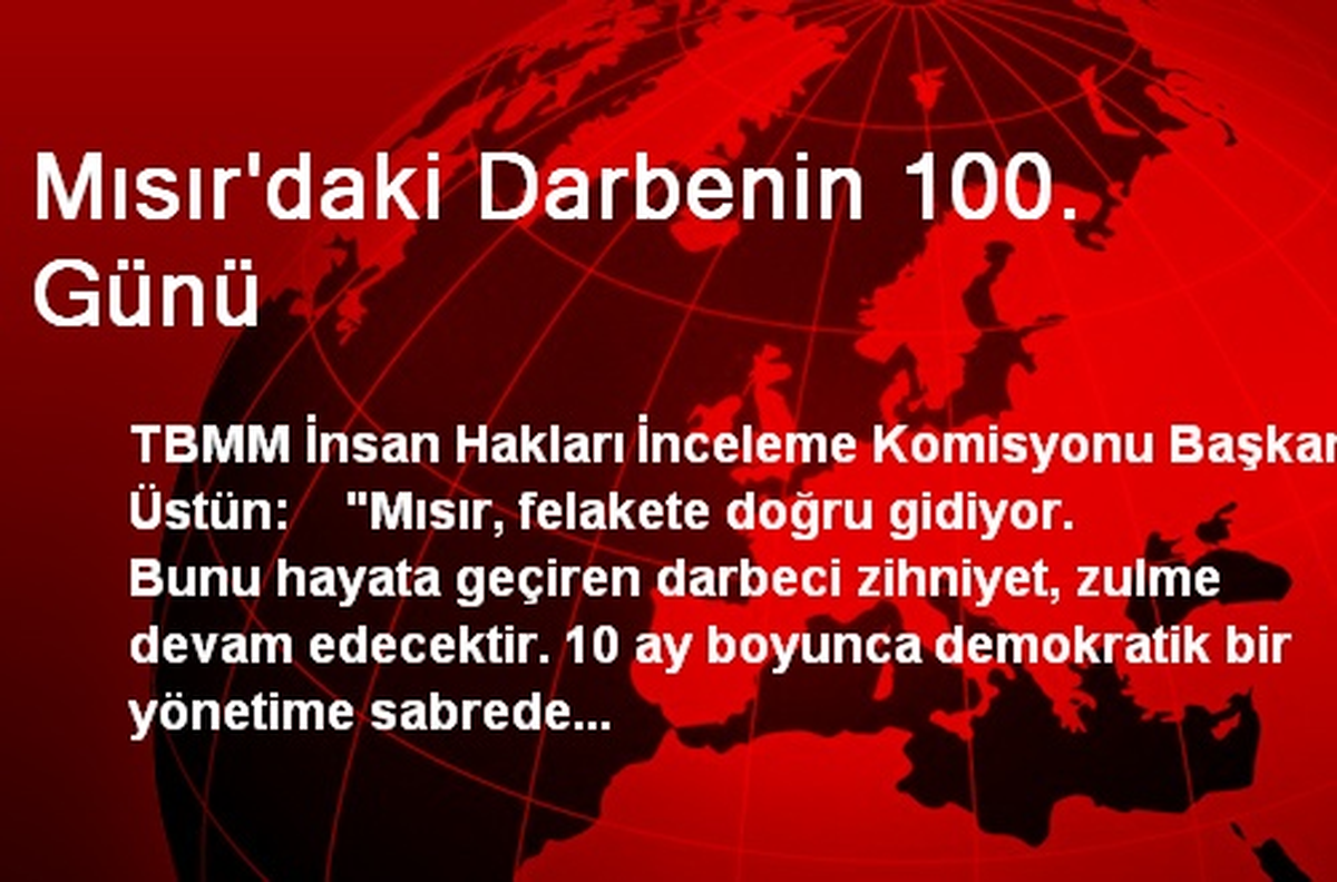 Mısır\'daki Darbenin 100. Günü