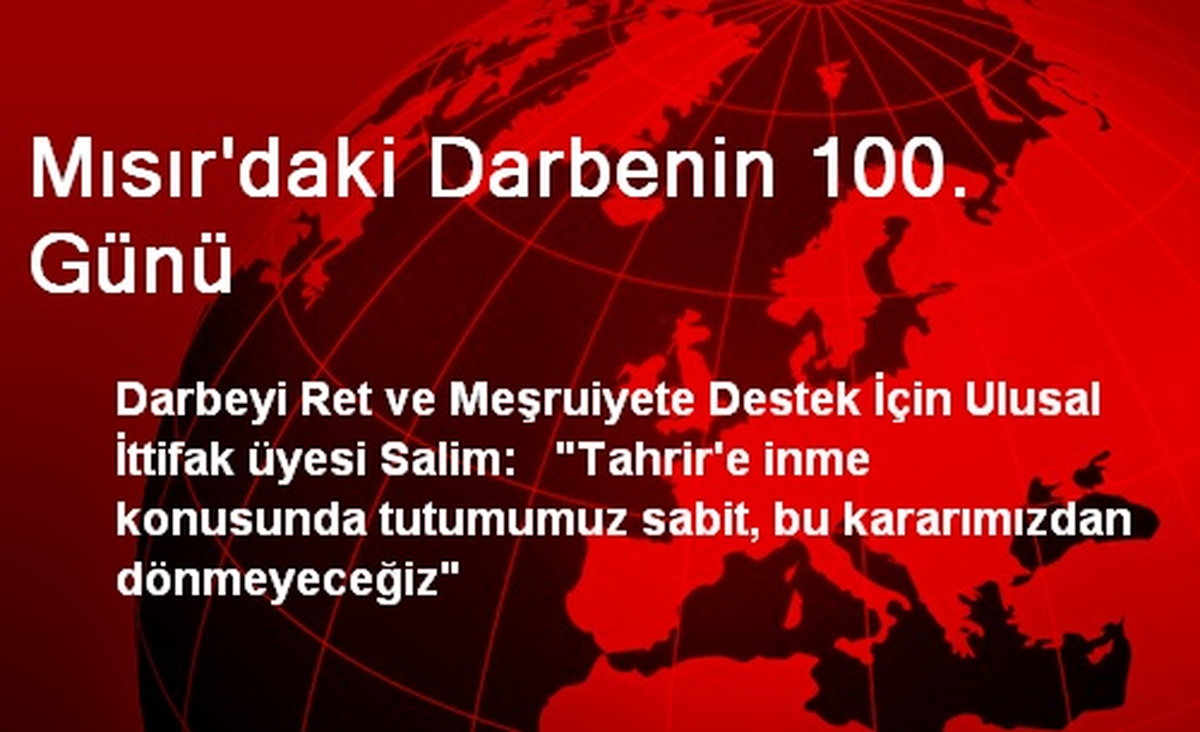 Mısır\'daki Darbenin 100. Günü