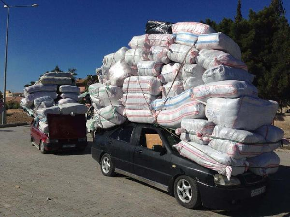 Suriyeli Tüccarların Aşırı Yüklü Araçları Şaşırttı