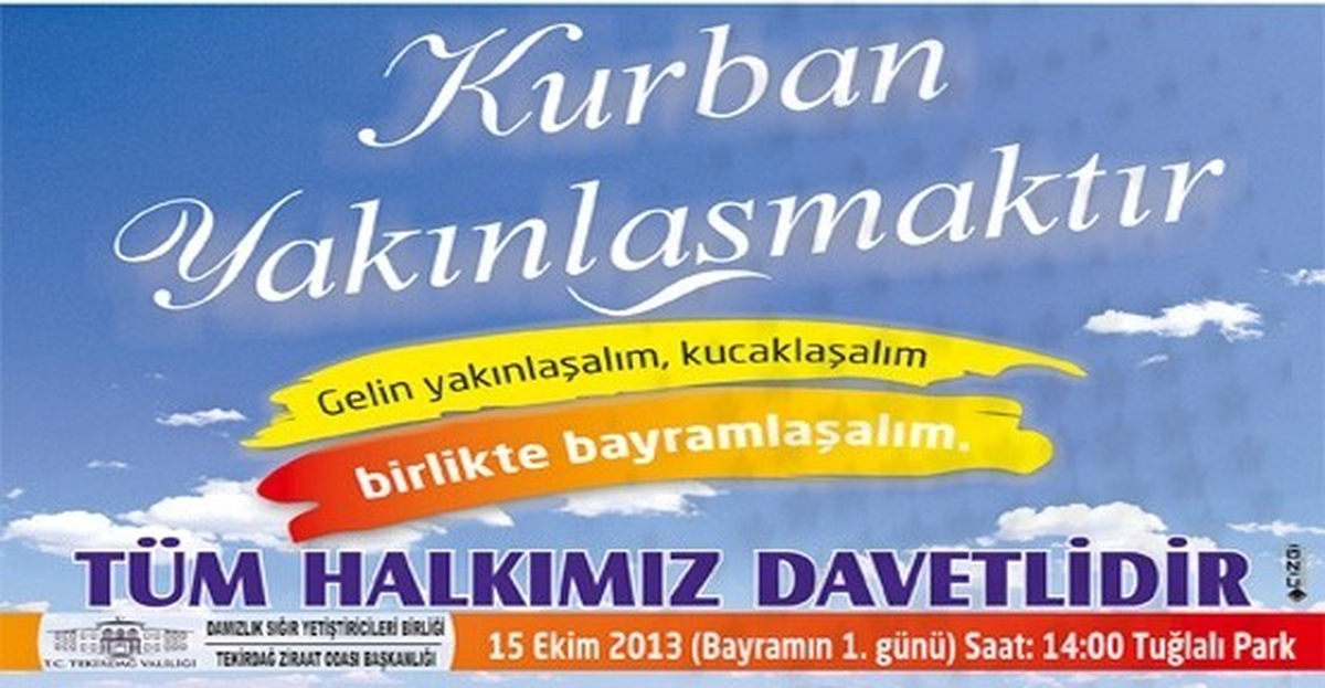 Tekirdağ Bayram Edecek