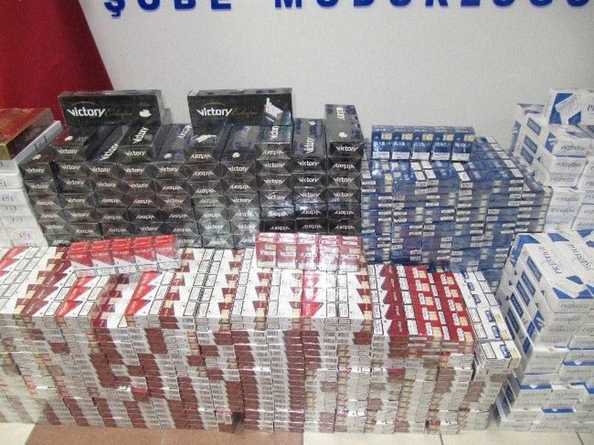 Trabzon\'da Gümrük Kaçağı Sigara Yakalandı
