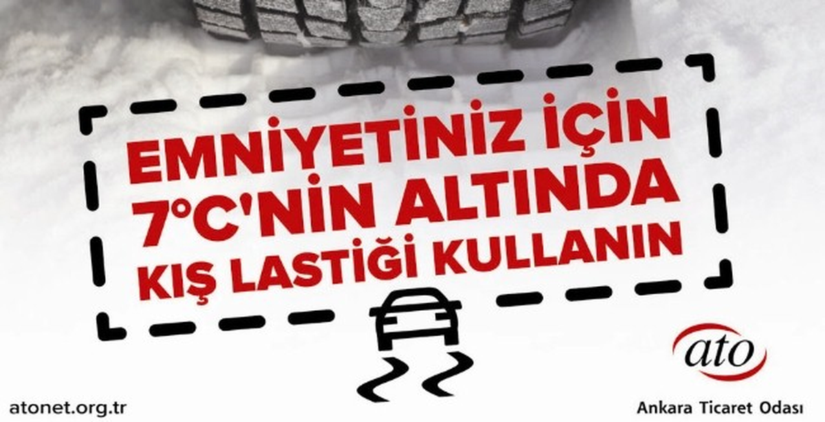 ATO\'dan Bayram Tatilinde "Kış Lastiği" Uyarısı