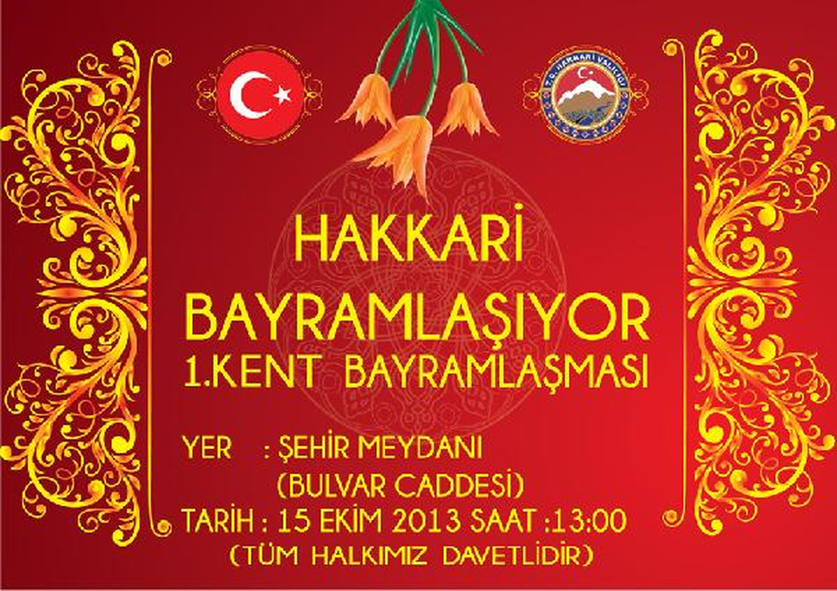 Hakkari\'de Bayramlaşma Açık Alanda Yapılacak
