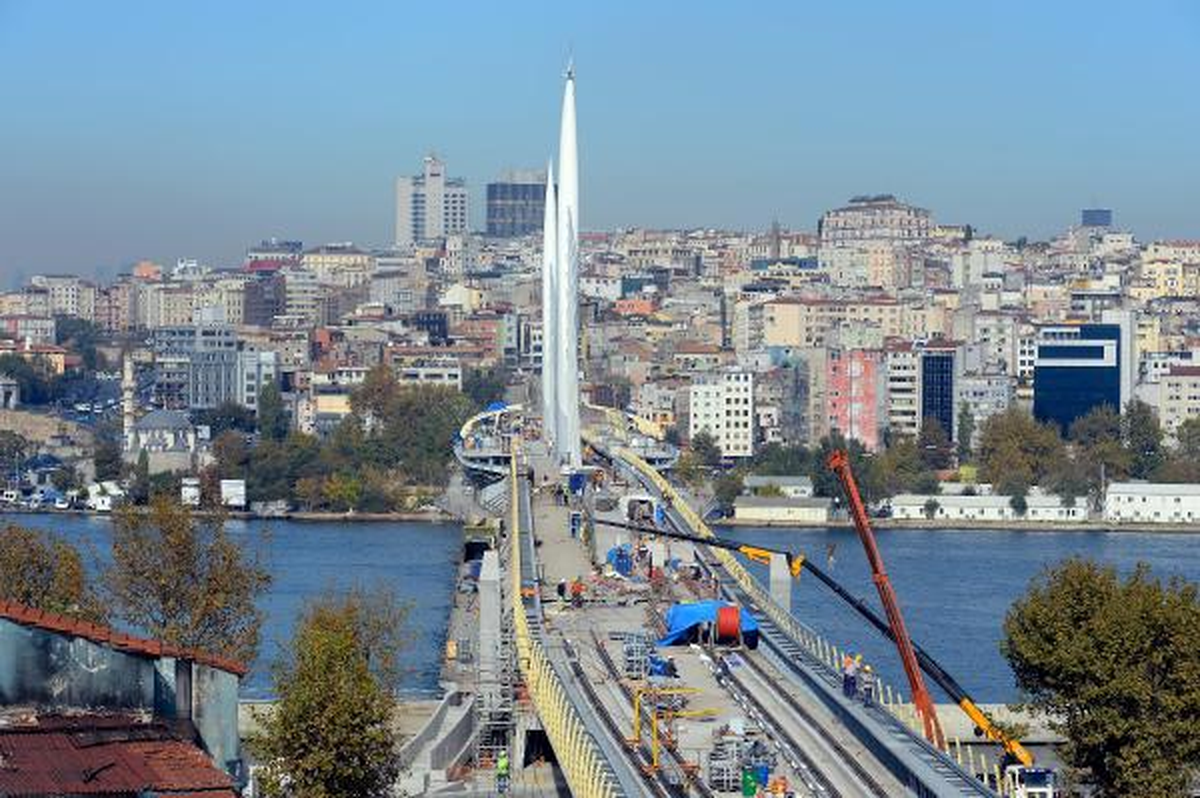 Haliç Metro Geçişi\'nin Test Sürüşünü Erdoğan Yapacak
