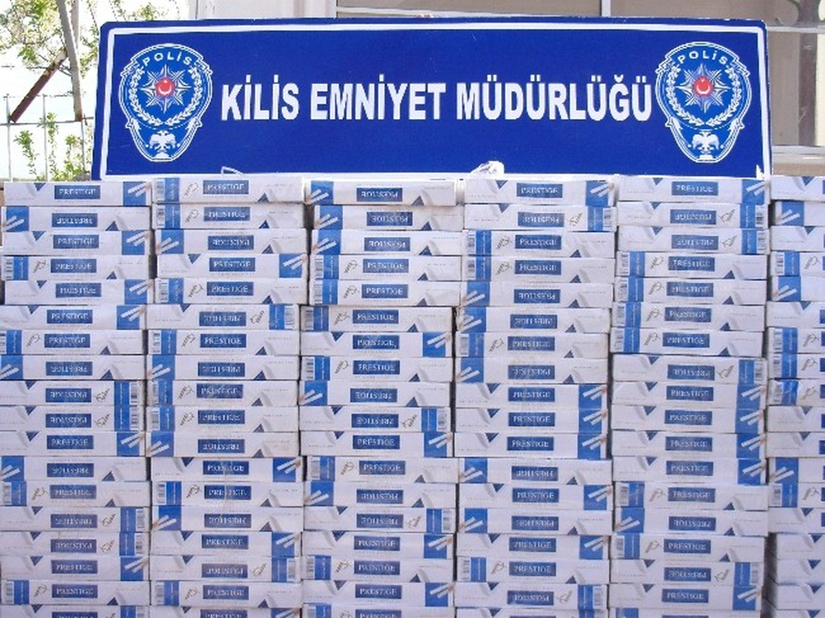 Kilis\'te 29 Bin 200 Paket Kaçak Sigara Ele Geçirildi