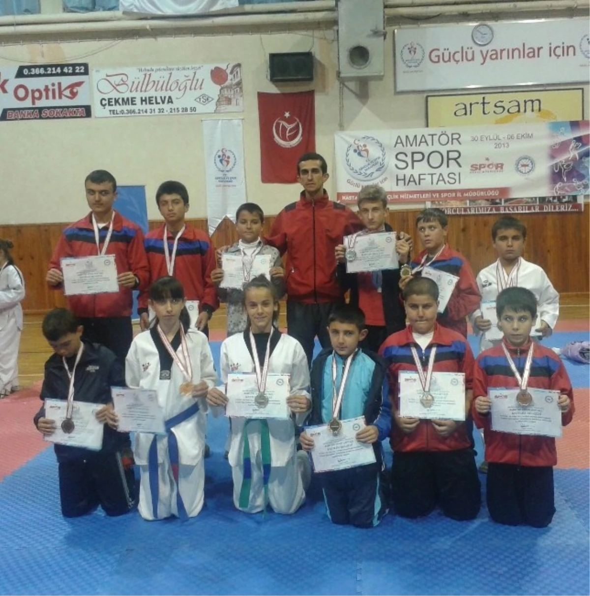 Küre Taekwondo Takımı 14 Bronz Madalya ile Döndü