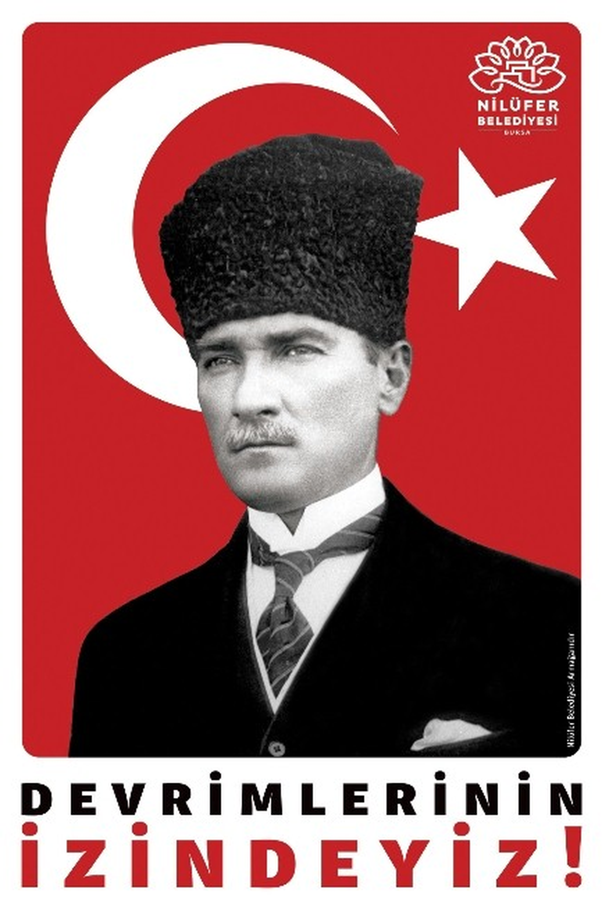 Nilüfer Belediyesi 50 Bin Atatürk Posteri Dağıtacak