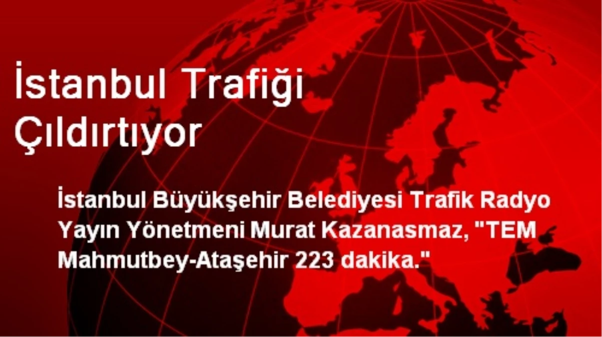 İstanbul Trafiği Çıldırtıyor