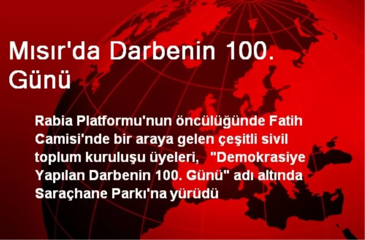 Mısır\'da Darbenin 100. Günü