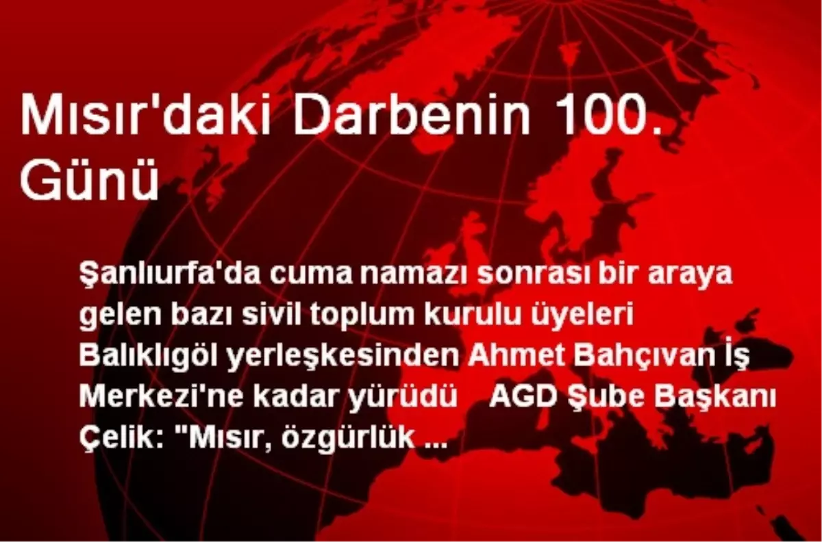 Mısır\'daki Darbenin 100. Günü