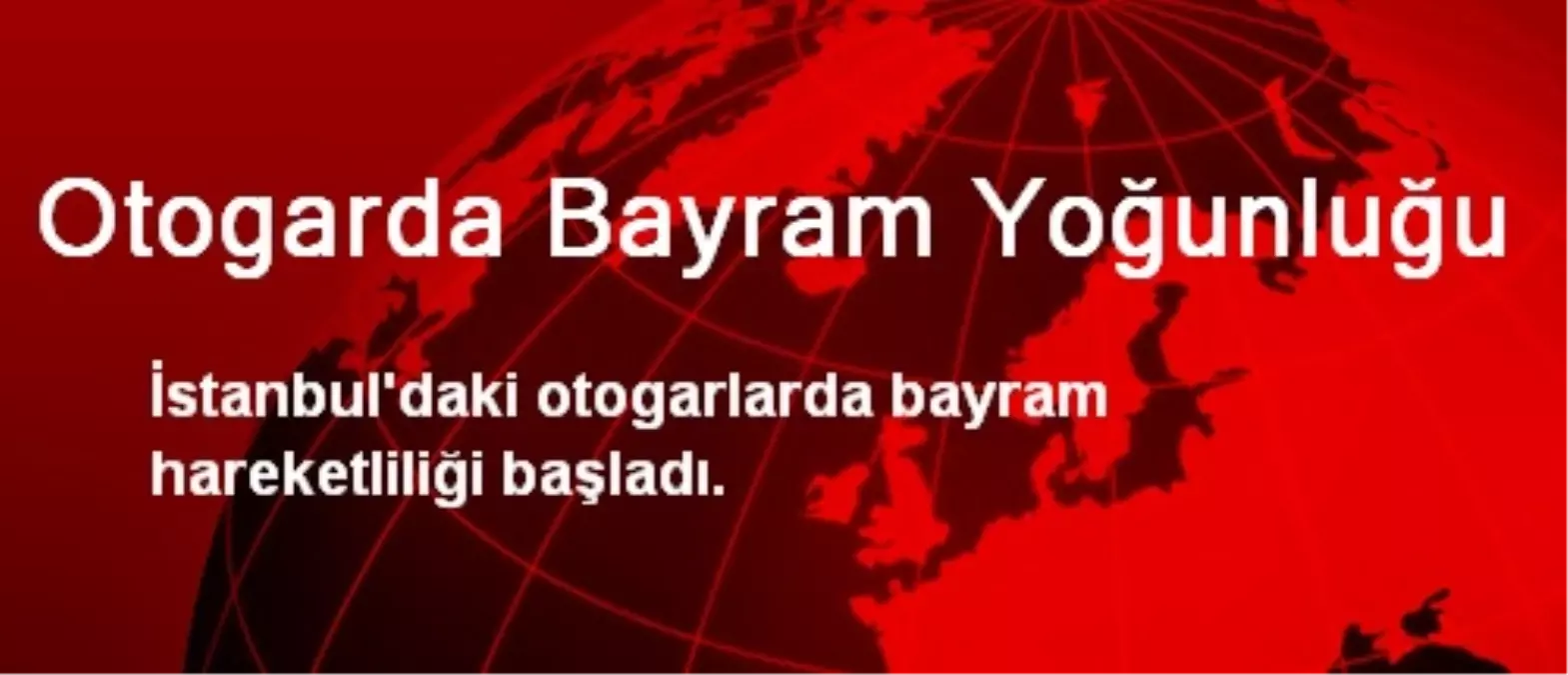 Otogarda Bayram Yoğunluğu