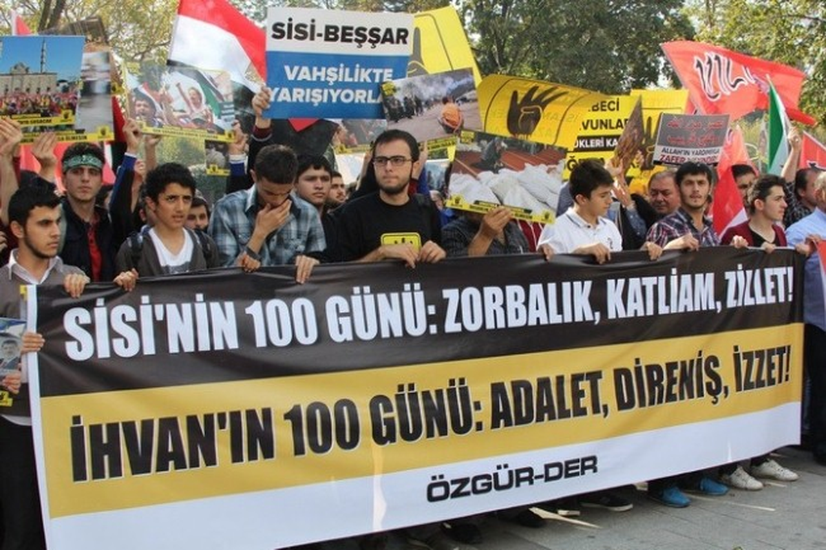 Özgür-Der Mısır\'daki Darbeyi 100. Gününde Protesto Etti
