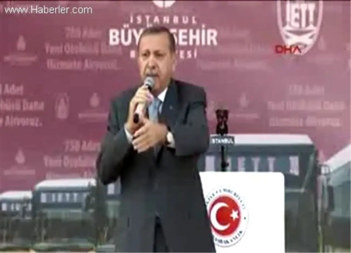 4/başbakan Erdoğan, İett Filosuna Katılan 758 Adet Otobüsün Hizmete Alınması Törenine Katıldı