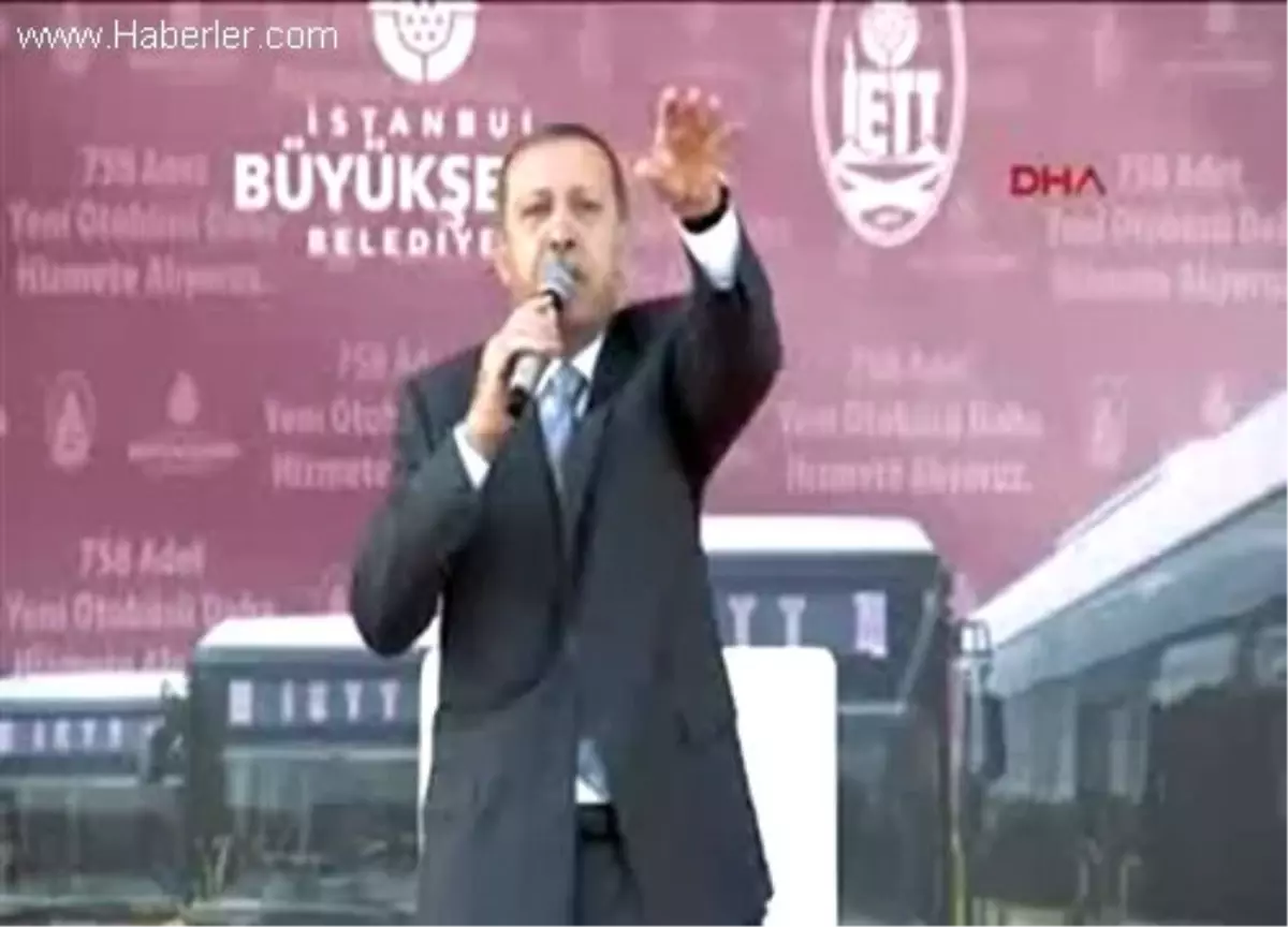 6/başbakan Erdoğan, İett Filosuna Katılan 758 Adet Otobüsün Hizmete Alınması Törenine Katıldı