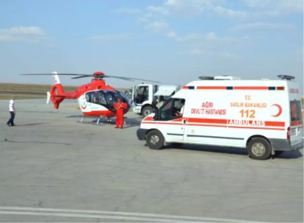 Ambulans uçak, bir yaşındaki bebek için havalandı