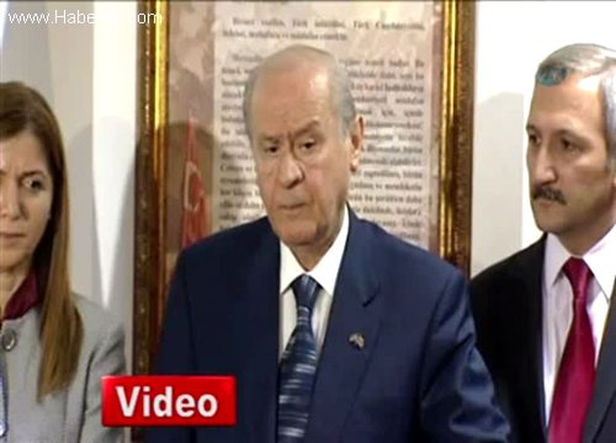Devlet Bahçeli\'den Hüseyin Çelik\'e Cevap