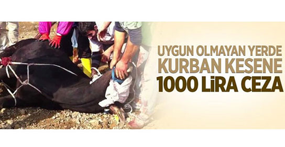 Erdoğan Bayraktar: Uygun Olmayan Yerlerde Kurban Kesmeyin
