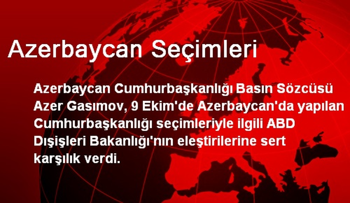 Azerbaycan Seçimleri
