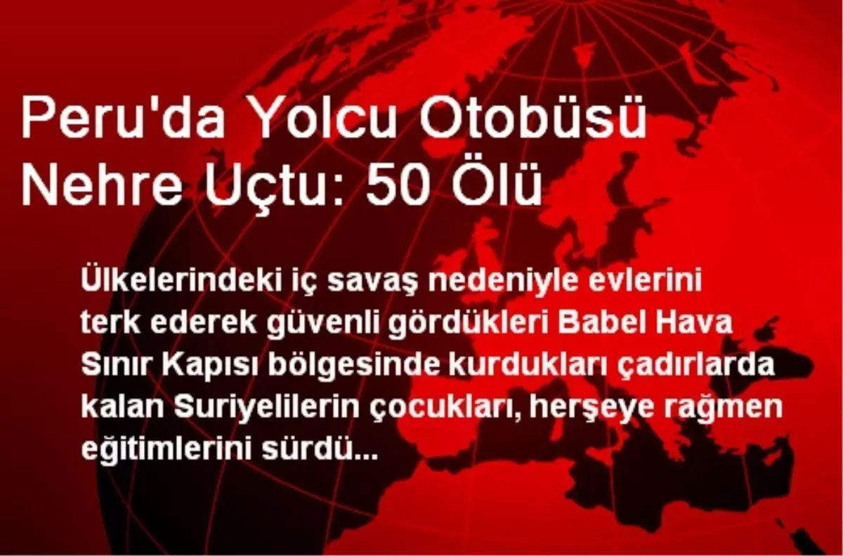 Çadır Okulda "Herşeye Rağmen" Eğitim