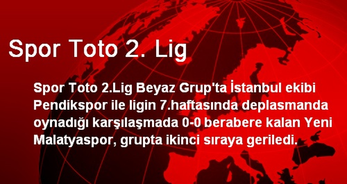 Spor Toto 2. Lig