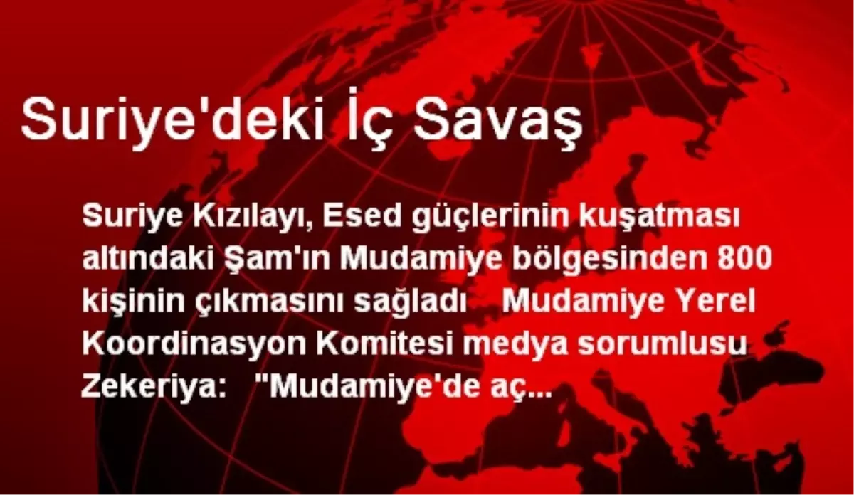 Suriye\'deki İç Savaş