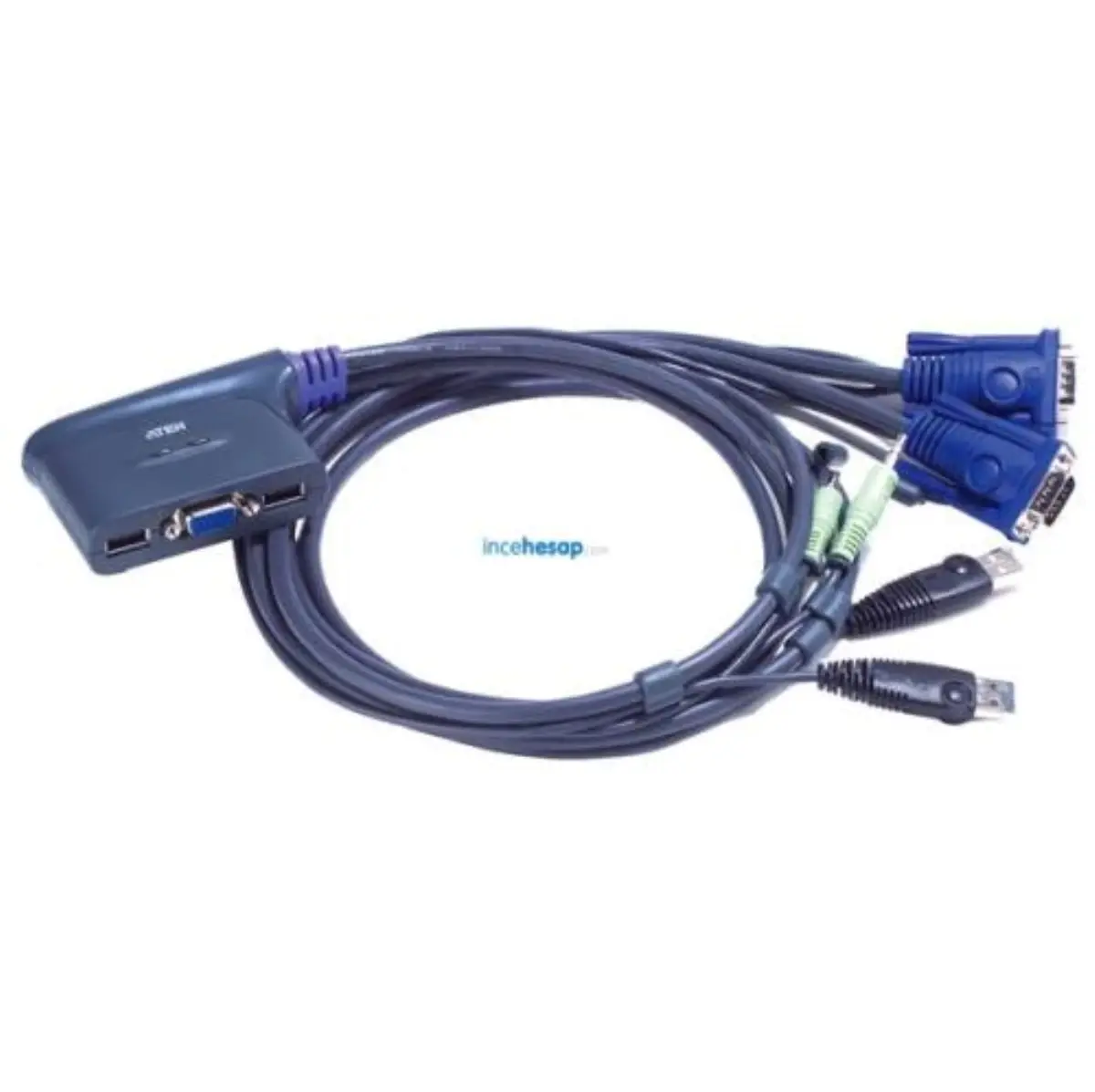 Aten Cs62us 2 Portlu Usb Vga Kvm Switch