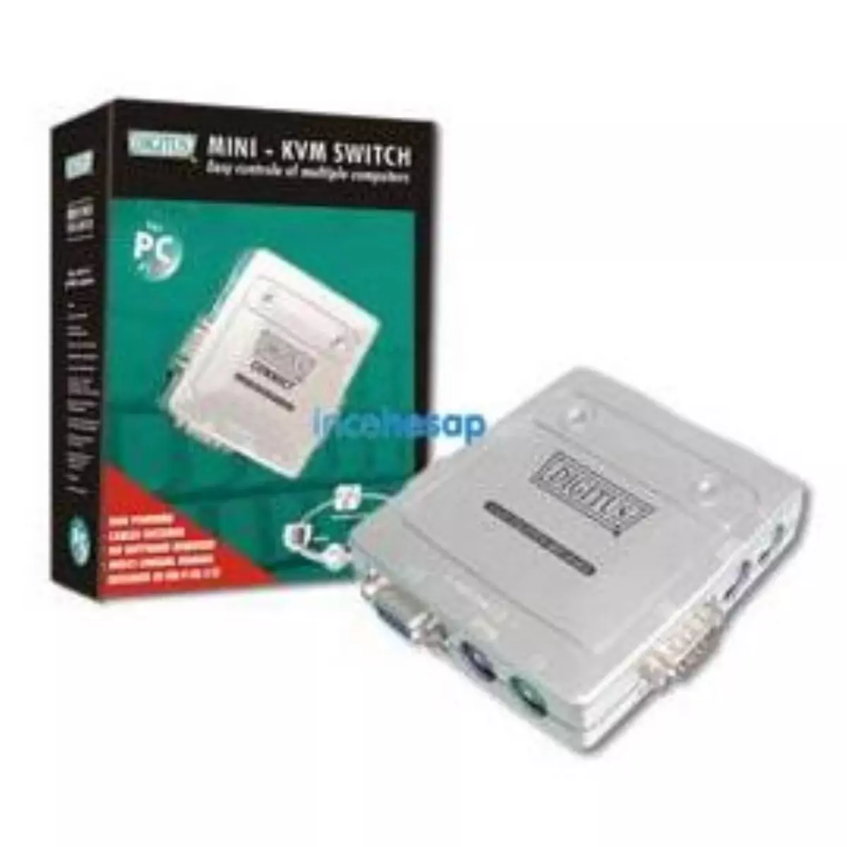 Digitus Dc Ic612ı 2 Portlu Ps/2 Vga Mini Kvm Switch