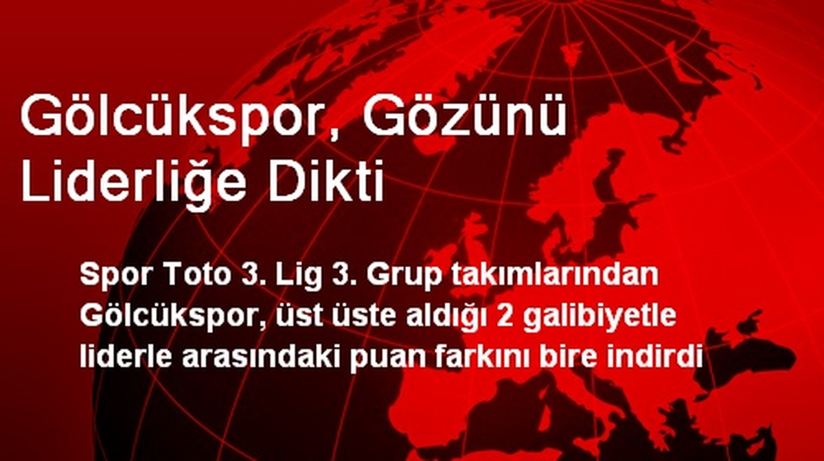Gölcükspor, Gözünü Liderliğe Dikti