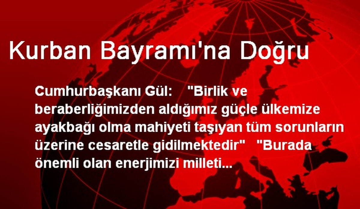 Kurban Bayramı\'na Doğru