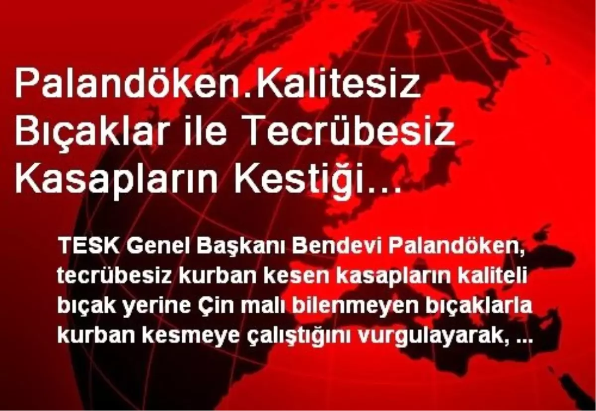 "Deri, Kalitesiz Malzeme Kullanılmasıyla İsraf Ediliyor"