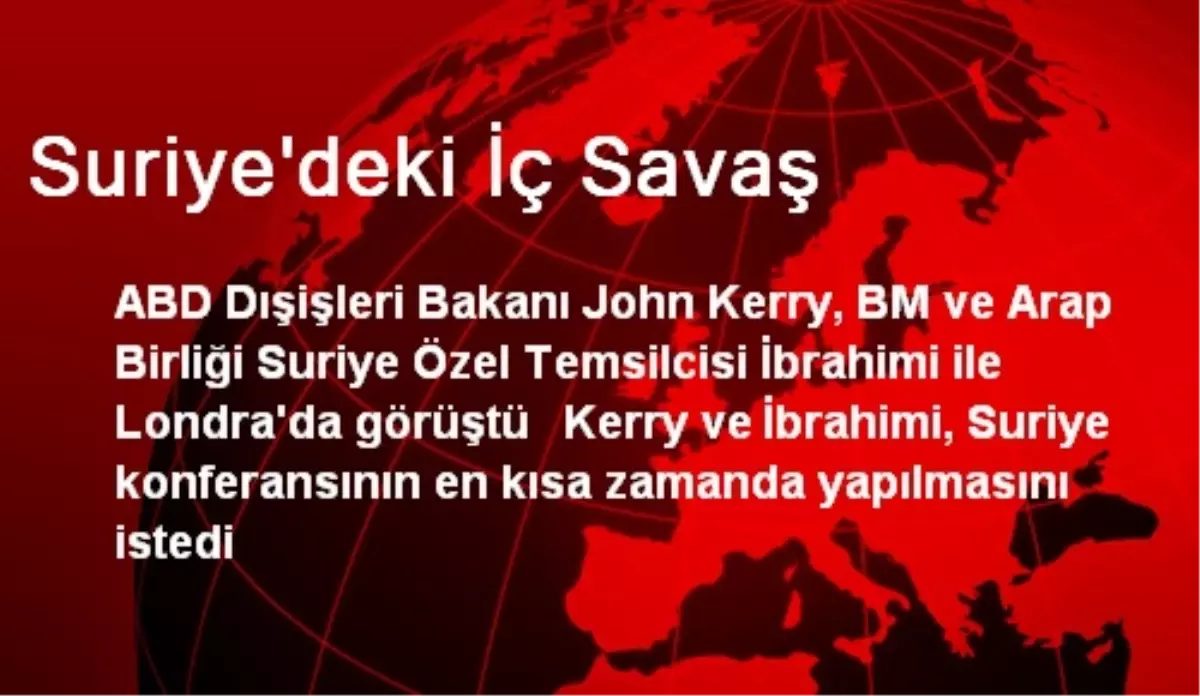 Suriye\'deki İç Savaş