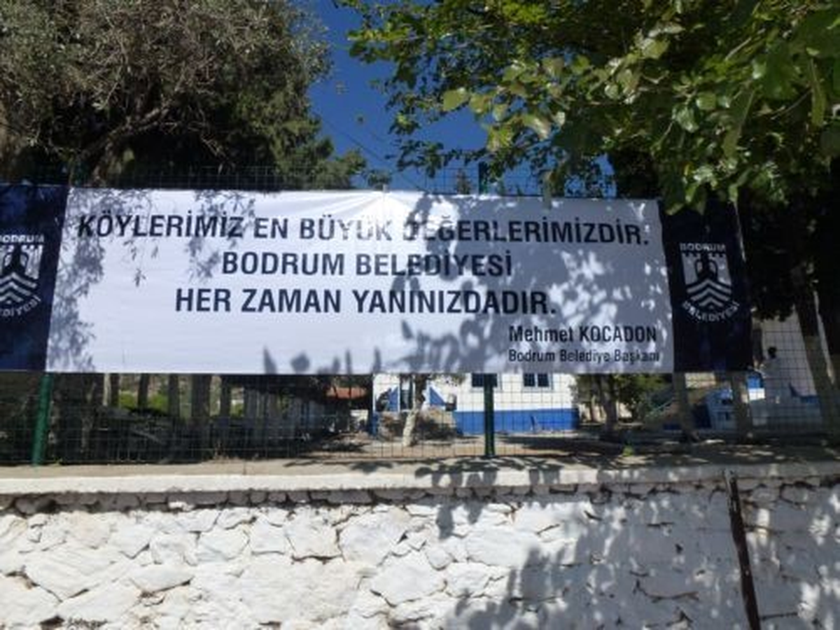 Yukarı Mazı'ya Bayramda Başkan Mehmet Kocadon'un Eli Değdi