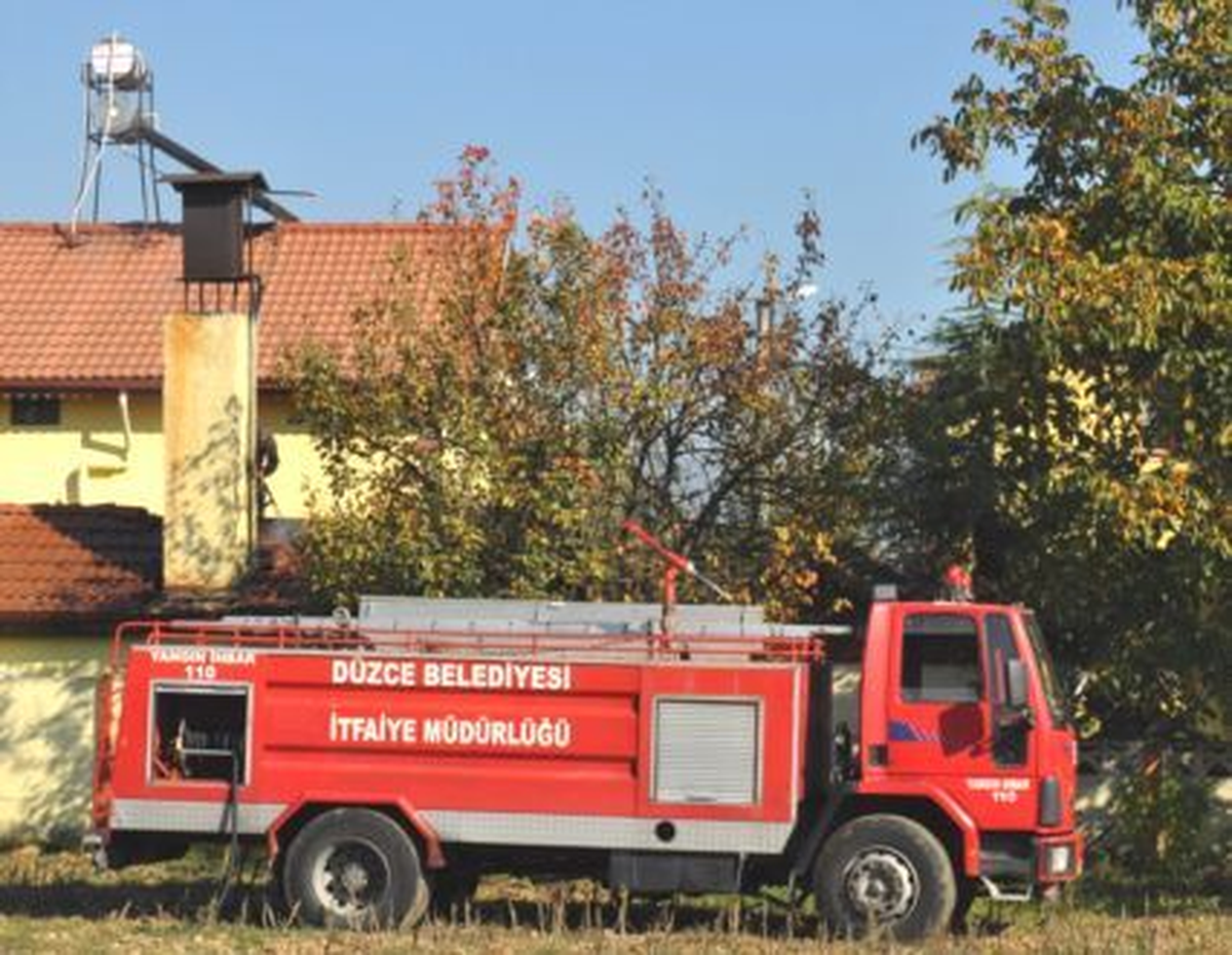 Düzce\'de Yangın
