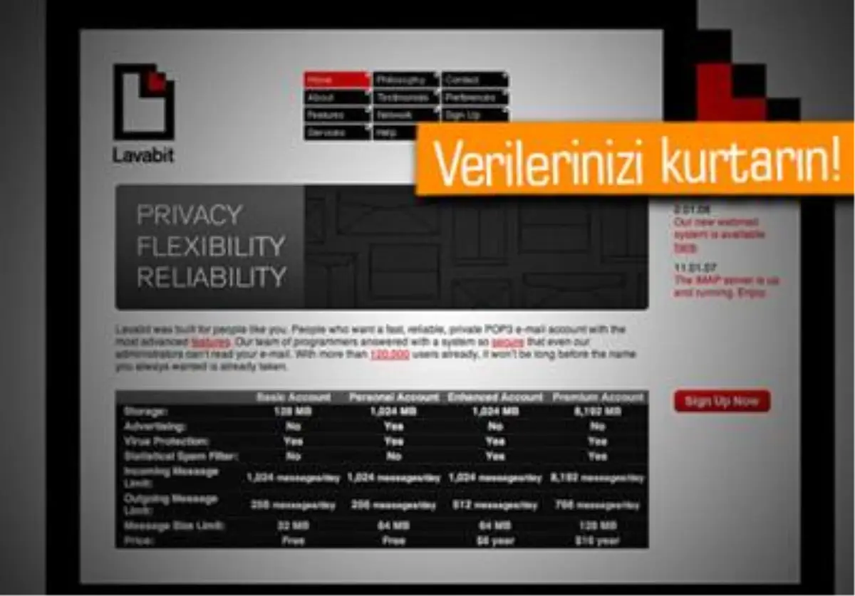 Lavabit Hizmeti Geri Dönüyor!