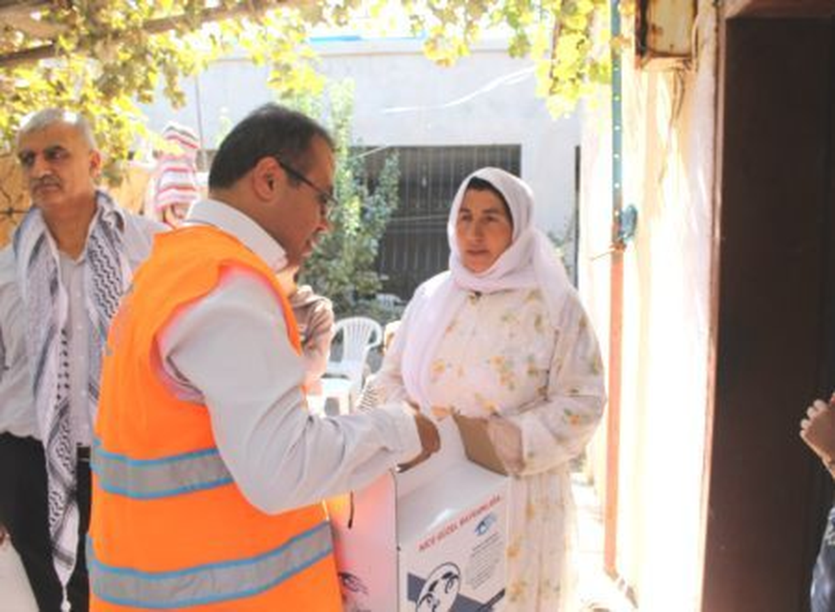 Konyalı Hayırseverler, Şırnak\'ta Yoksullara Et Dağıttı