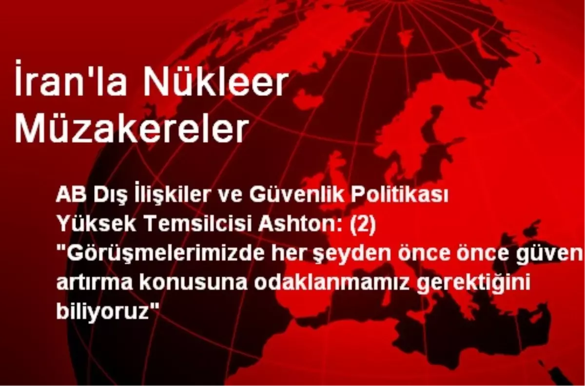 İran\'la Nükleer Müzakereler