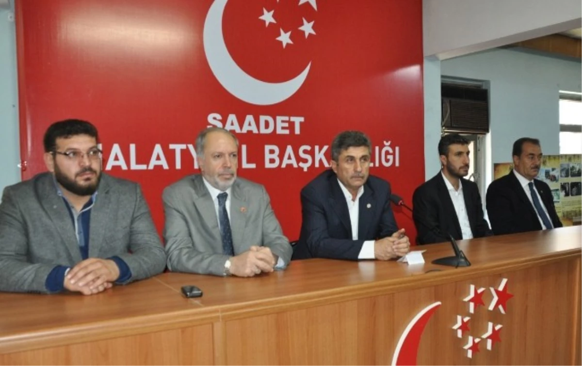 Saadet Partisi Malatya İl Teşkilatı Bayramlaştı