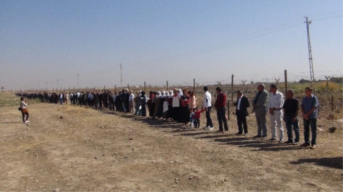 BDP\'liler Nusaybin\'de Suriye Sınırına Yürüdü
