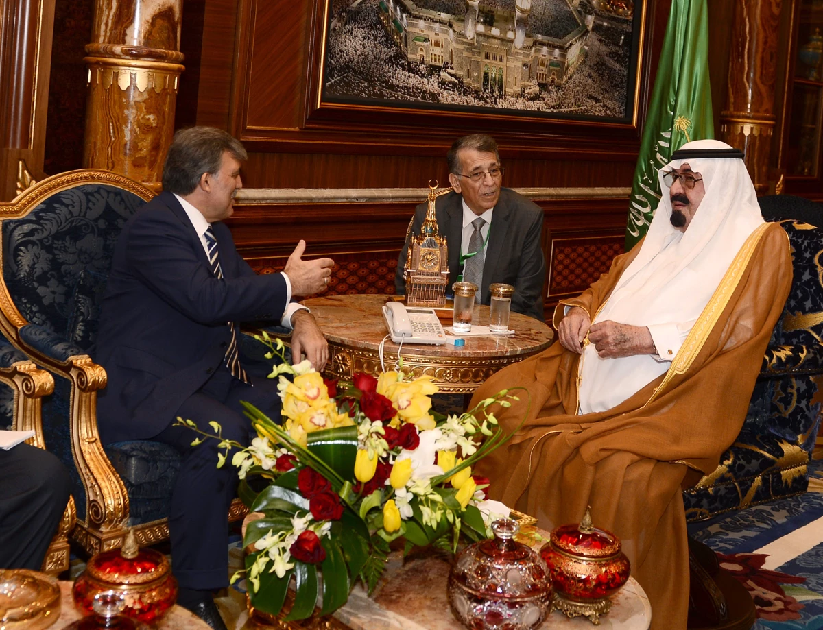 Cumhurbaşkanı Gül, Suudi Arabistan Kralı Abdullah Bin Abdülaziz Al Suud ile Görüştü