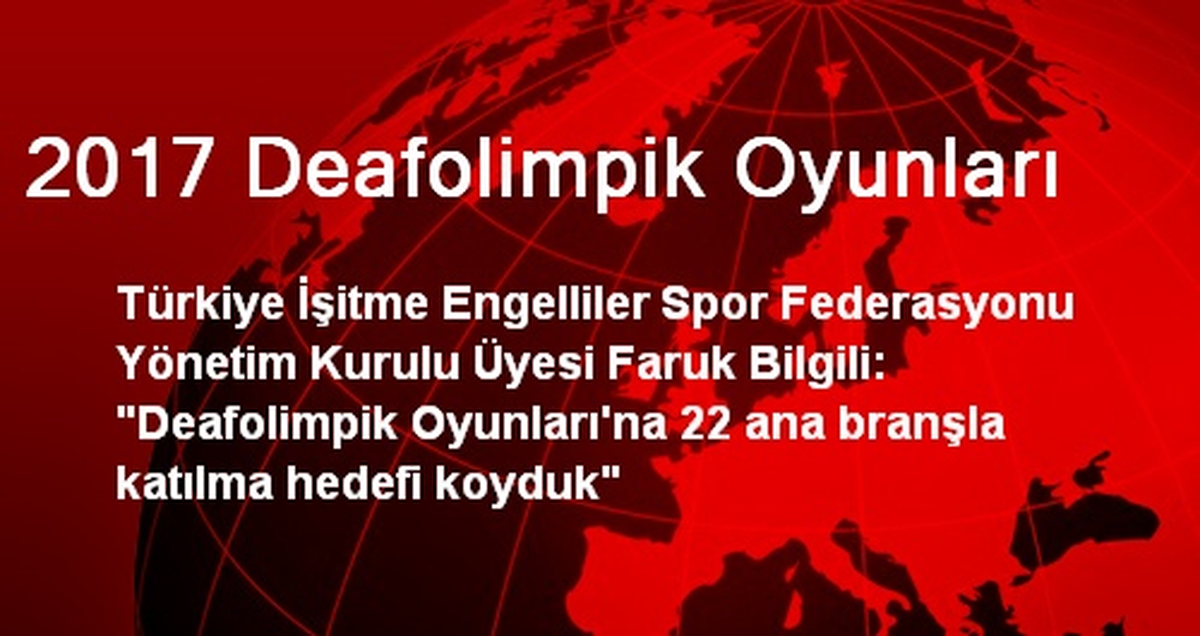 2017 Deafolimpik Oyunları