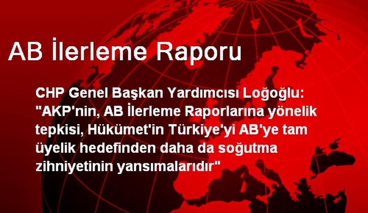 AB İlerleme Raporu