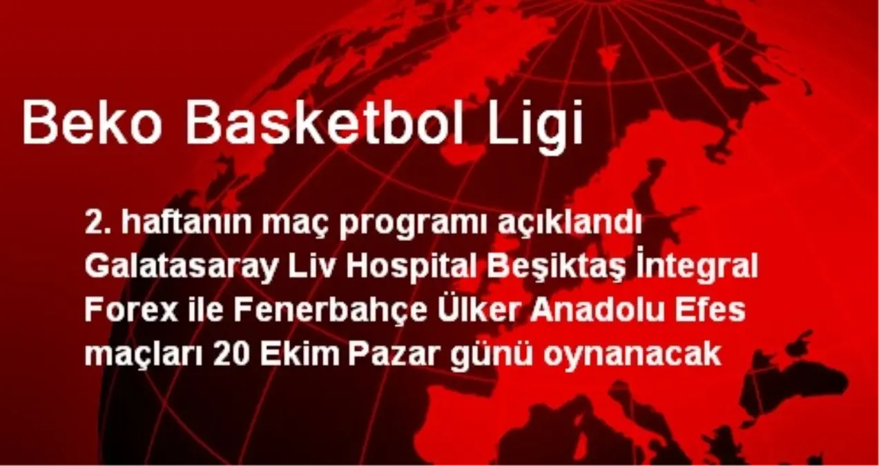 Beko Basketbol Ligi