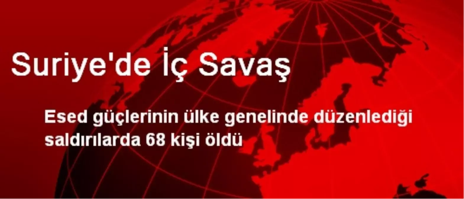 Suriye\'de İç Savaş