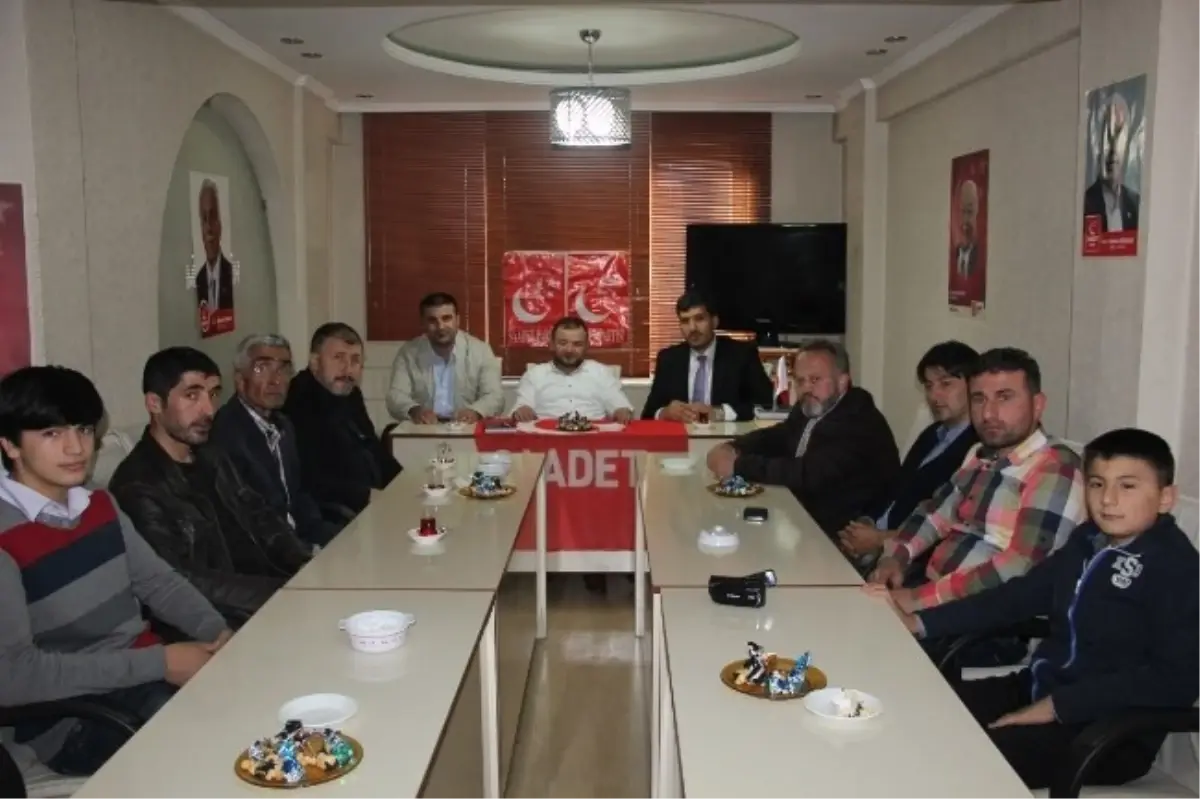 Saadet Partisi\'nde Bayramlaşma