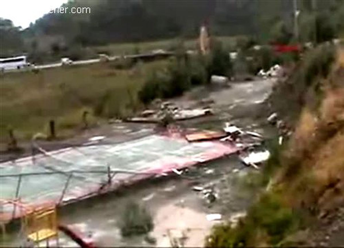 Sarıgerme\'de Hortum Dehşeti
