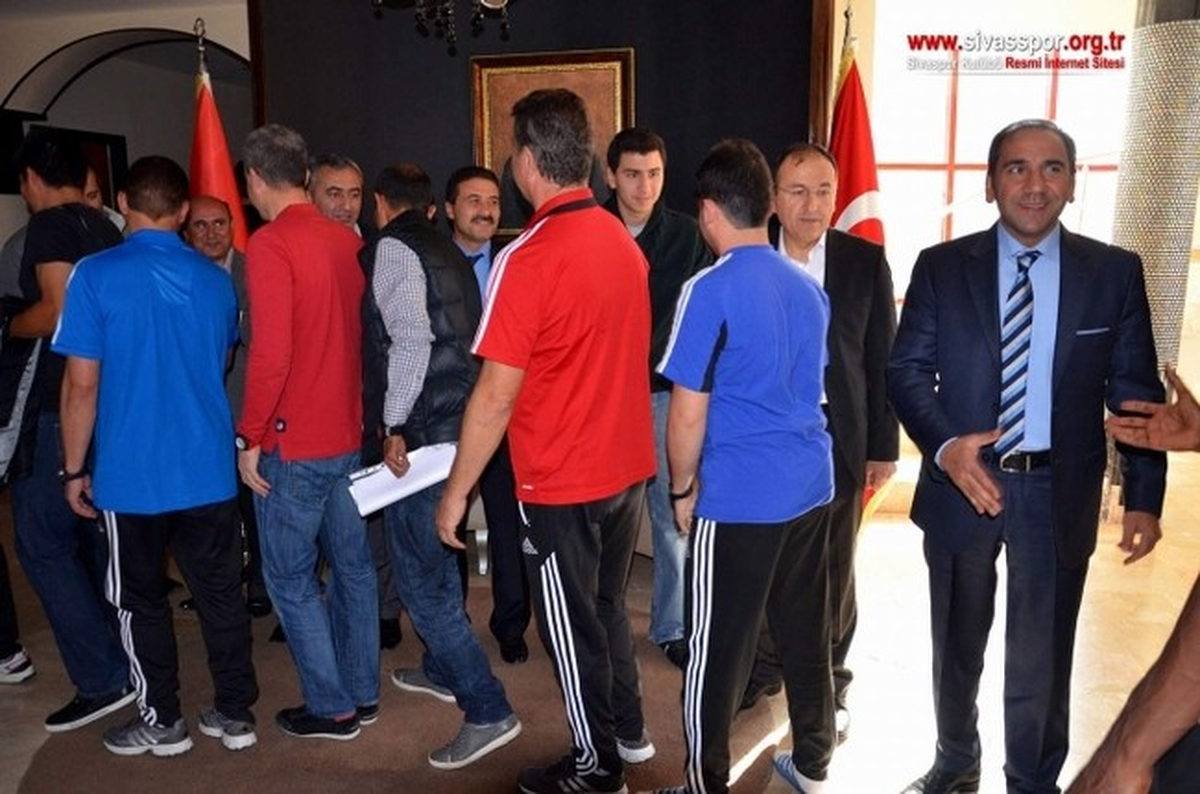 Sivasspor\'da Bayramlaşma