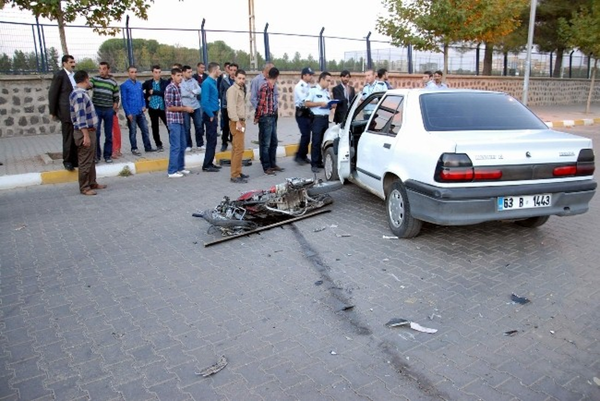 Siverek\'te Trafik Kazası: 1 Yaralı