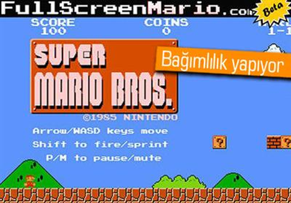 Tarayıcınız Üzerinden Super Mario Oynayın