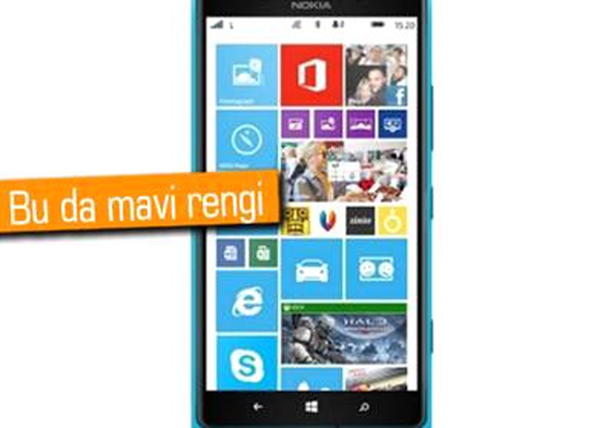 Mavi Renkli Lumia 1520\'nin Fotoğrafı Sızdı