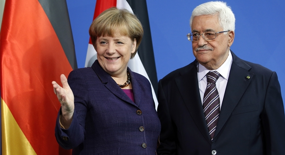 Merkel Abbas Görüşmesi